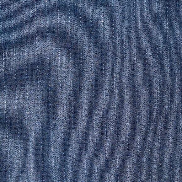 Attention Capri Dress Pant Modern Fit WMNS 14 Navy Pinstripe Cotton Blend Casual - Picture 3 of 11